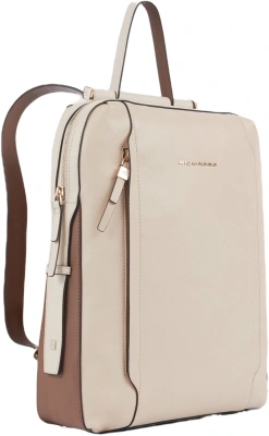 Рюкзак женский Piquadro Circle CA4576W92/BECU бежевый/кофейный натур.кожа
