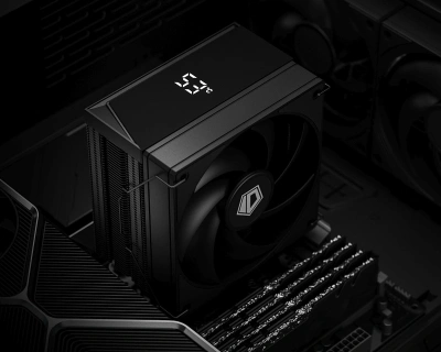 Устройство охлаждения(кулер) ID-Cooling Frozn A410 TD Soc-AM5/AM4/1200/1700/1851 черный 4-pin 29.85dB Al+Cu LCD 220W 750gr Ret