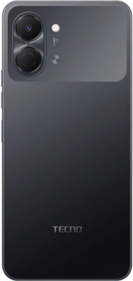 Смартфон Tecno Spark Go 3 64Gb 4Gb черный моноблок 3G 4G 2Sim 6.75" 720x1600 Android 15 13Mpix 802.11 a/b/g/n/ac GPS GSM900/1800 Protect microSD max1024Gb