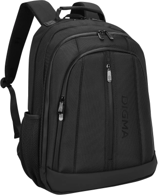 Рюкзак для ноутбука 15.6" Digma Stash S2 черный полиэстер (DGBP15S2BK)