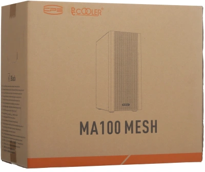Корпус PcCooler MA100 Mesh черный без БП ATX 5x120mm 2xUSB2.0 1xUSB3.0 audio bott PSU
