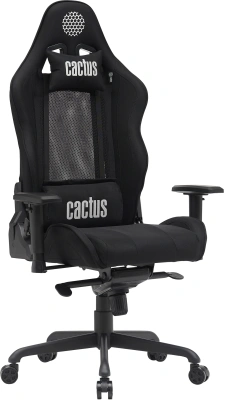 Кресло Cactus CS-CHR-MC04-BBK черный крестов. сталь пластик черный