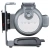 Вафельница Polaris PST 1000 900Вт графитовый