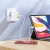 Сетевое зар./устр. Hoco C115A Header PD65W three-port(2C1A) charger(EU) 65W 3.25A+3A+2A+1.5A (PD+QC) универсальное белый (98312)