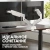 Кронштейн для мониторов Onkron G160 BW черный/белый 13"-32" макс.20кг настольный поворот и наклон верт.перемещ.