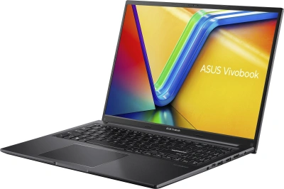 Ноутбук Asus VivoBook 16 F1605VA-WS74 Core i7 1355U 16Gb SSD512Gb Intel Iris Xe graphics 16" IPS WUXGA (1920x1200) Windows 11 Home black WiFi BT Cam (90NB10N3-M01AV0)
