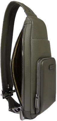 Рюкзак слинг Piquadro Modus Special CA5577MOS/VEVE оливковый натур.кожа