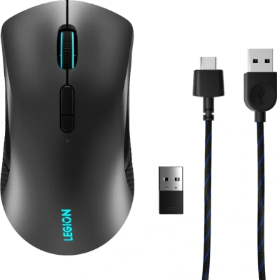 Мышь Lenovo Legion M600 черный оптическая 16000dpi беспров. BT/Radio USB 9but (GY50X79385)