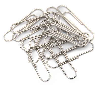 Скрепки Silwerhof 194041 никель 28мм (упак.:100шт) картонная коробка