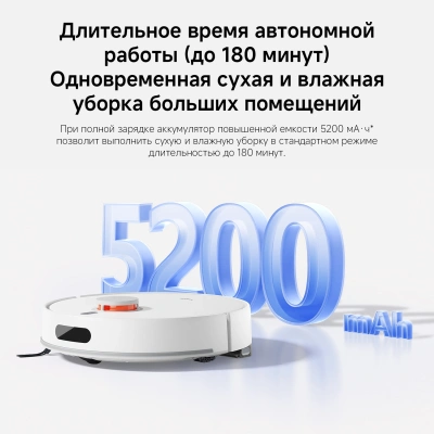 Пылесос-робот Xiaomi H40 140Вт белый (в компл.:1мешок)