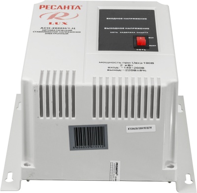 Стабилизатор напряжения Ресанта АСН-2000Н/1-Ц 2кВА однофазный серый (63/6/15)
