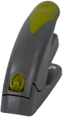 Степлер настольный Kw-Trio 5618GR/GREEN Soft-Touch 24/6 24/8 26/6 26/8 (40листов) снижение усилия серый/зеленый 100скоб