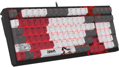 Клавиатура A4Tech S98 Naraka механическая черный/красный USB for gamer LED (S98 NARAKA BLMS RED PLUS) кабель 1.8м