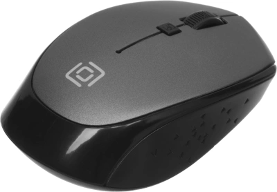 Мышь Оклик 488MW черный/серый оптическая 1600dpi беспров. USB для ноутбука 4but (1196571)
