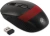 Мышь Оклик 310MW черный/красный оптическая 3200dpi беспров. USB для ноутбука 4but (1869093)