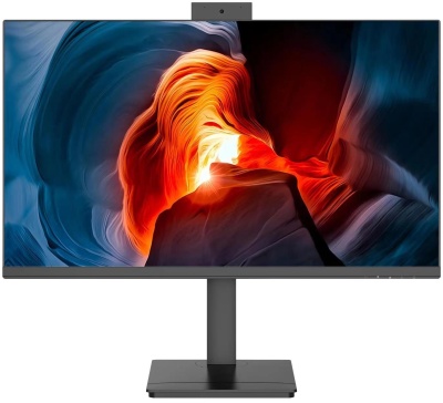 Монитор NPC 27" MF2712-B черный IPS LED 4ms 16:9 HDMI M/M Cam матовая HAS Piv 1000:1 300cd 178гр/178гр 1920x1080 100Hz G-Sync FreeSync VGA DP FHD USB 7.9кг