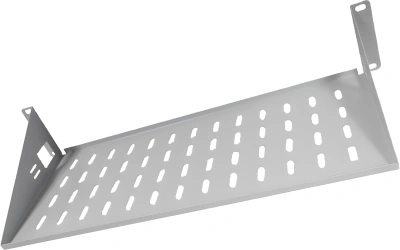 Полка стационарная ЦМО МС-20 2U нагр.:15кг. 19" 200мм серый (упак.:1шт)