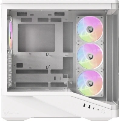 Корпус Formula Crystal U9 PA белый без БП ATX 9x120mm 3x140mm 2xUSB3.0 audio bott PSU