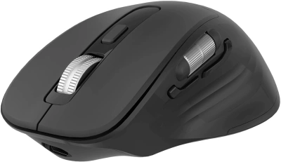Мышь Оклик 601MW черный оптическая 4800dpi беспров. BT/Radio USB 8but (1885438)