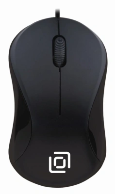 Мышь Оклик 115SR черный оптическая 1000dpi USB для ноутбука 3but (492888)