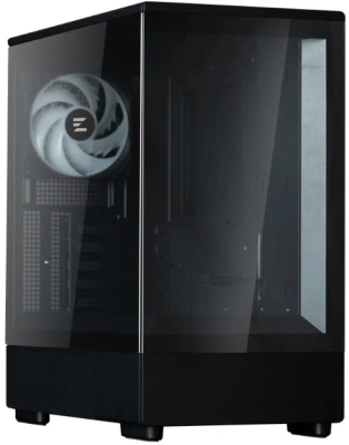 Корпус Zalman P10 черный без БП mATX 6x120mm 2x140mm 1xUSB3.0 audio bott PSU