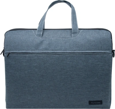 Сумка для ноутбука 15.6" Portcase KCB-165 Grey серый нейлон/полиэстер