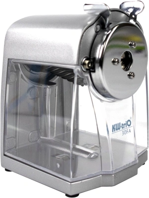 Точилка для карандашей механическая Kw-Trio 30FA Мельница 30FA 1 отверстие металл серебристый