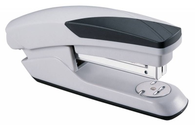 Степлер Kw-Trio 05575 Half-strip Bias 24/6 (20листов) светло-серый/черный 100скоб закрытый/открытый