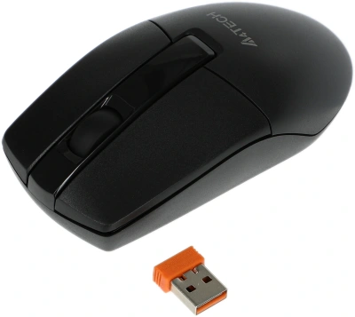 Мышь A4Tech G3-330N черный оптическая 1200dpi беспров. USB 3but