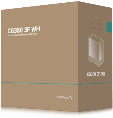 Корпус Deepcool CG380 3F белый без БП mATX 6x120mm 3x140mm 2xUSB3.0 audio bott PSU