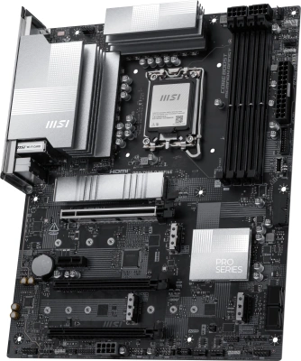 Материнская плата MSI PRO Z890-P WIFI6E Soc-1851 Intel Z890 4xDDR5 ATX AC`97 8ch(7.1) 5Gigabit RAID+HDMI+DP