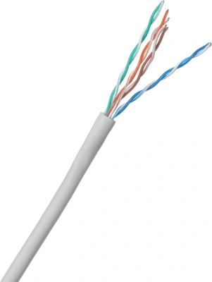 Кабель информационный ITK Generica BC1-C5E04-121-305-T-R-G кат.5E UTP 4 пары 24AWG 100Om LSZH внутренний 305м серый