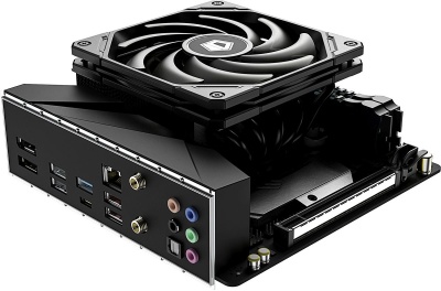 Устройство охлаждения(кулер) ID-Cooling IS-55 Soc-AM5/AM4/1200/1700/1851 черный 4-pin 31.2-31.2dB Al+Cu 125W 450gr Ret (IS-55 BLACK)