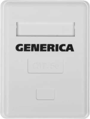 Розетка ITK CS2-1C5EF-12-G настенная 49.2x62.5x25.2мм крышка RJ45 пластик белый (упак.:1шт)