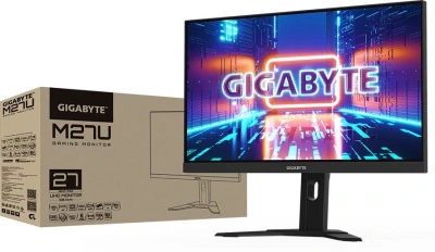 Монитор Gigabyte 27" M27U черный IPS LED 1ms 16:9 HDMI M/M матовая HAS 400cd 178гр/178гр 3840x2160 160Hz G-Sync FreeSync Premium Pro DP 4K USB 6.48кг