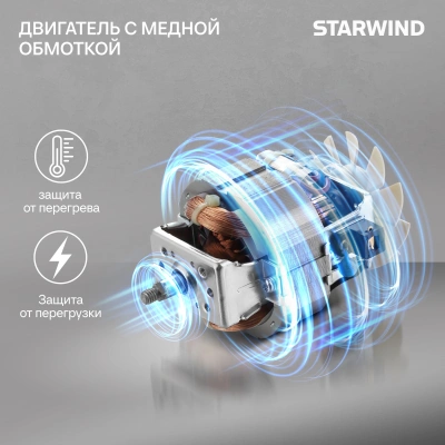 Миксер планетарный Starwind SPM7170 1900Вт гранатовый