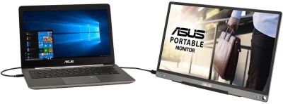 Монитор Asus 15.6" ZenScreen MB16ACE темно-серый IPS LED 16:9 матовая 220cd 178гр/178гр 1920x1080 60Hz FHD USB 0.8кг