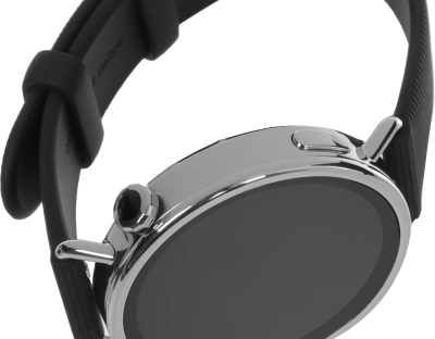 Смарт-часы Xiaomi Watch S4 41мм 1.32" AMOLED корп.серебристый рем.черный разм.брасл.:120-190 мм (BHR07VRGL)