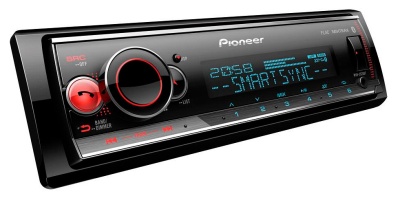 Автомагнитола Pioneer MVH-S520BT 1DIN 4x50Вт AUX DSP 3 RDS