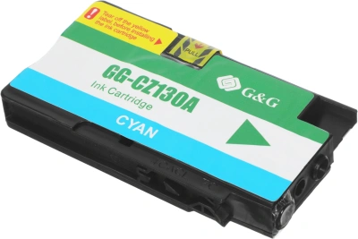 Картридж струйный G&G GG-CZ130A голубой (26мл) для HP DJ T120/T520