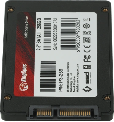 Накопитель SSD Kingspec SATA-III 256GB P3-256 2.5"