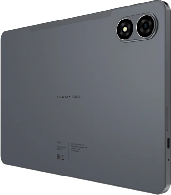 Планшет Digma Pro Zoom II T615 (1.8) 8C RAM8Gb ROM256Gb 10.1" IPS 1920x1200 4G Android 15 темно-серый 13Mpix 5Mpix BT WiFi microSD 1Tb 7000mAh 24hr 298hrs