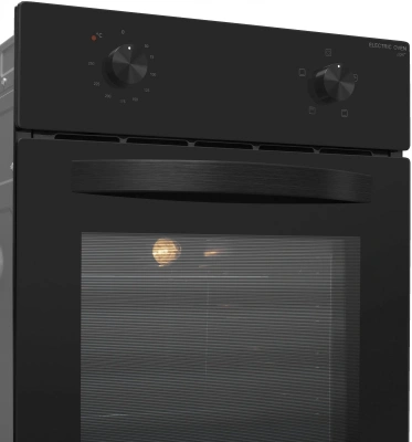 Духовой шкаф Электрический Meferi Light MEO454BK черный/нержавеющая сталь