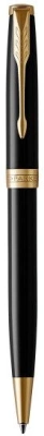 Ручка шариков. Parker Sonnet Core K530 (1931497) LaqBlack GT M черн. черн. подар.кор.