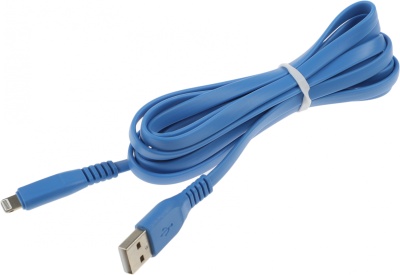 Кабель Premier 6-703RL45 2.0BL USB (m)-Lightning (m) 2м синий пакет