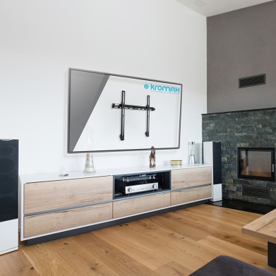 Кронштейн для телевизора Kromax VEGA-11 черный 22"-65" макс.50кг настенный фиксированный