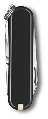Нож перочинный Victorinox Classic SD Dark Illusion (0.6223.3G) 58мм 7функц. черный подар.коробка