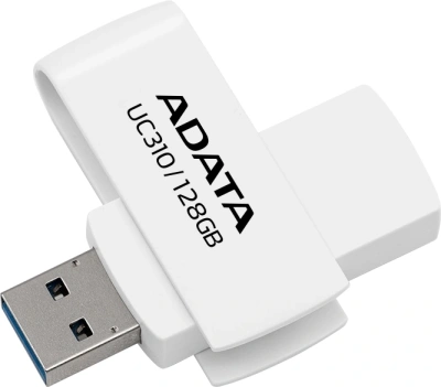 Флеш Диск A-Data 128GB UC310 UC310-128G-RWH USB3.2 белый