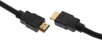 Кабель аудио-видео Cactus CS-HDMI.1.4-1.8 HDMI (m)/HDMI (m) 1.8м. позолоч.конт. черный