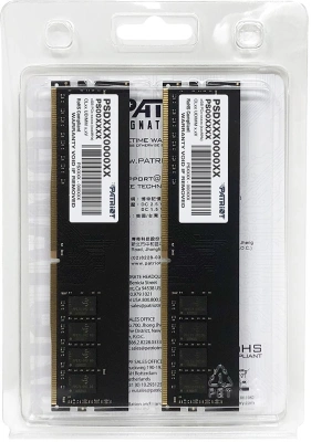 Память DDR4 2x8GB 2666MHz Patriot PSD416G2666K Signature RTL PC4-21300 CL17 DIMM UDIMM 288-pin 1.2В kit single rank Ret